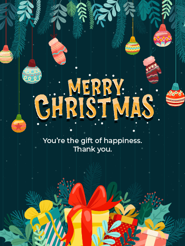 Thank You - Christmas